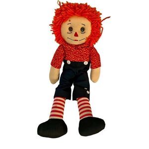 Haunted Raggedy Andy Doll Vintage 1970s 24" Doll Rare Orange Floral Shirt